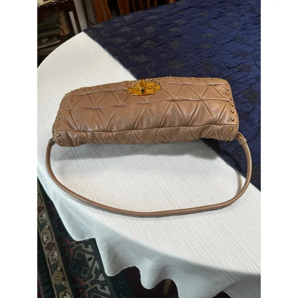 Miu Miu Brown Leather Shoulder Bag - Picture 14 of 15